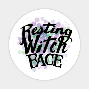 Resting Witch Face Magnet